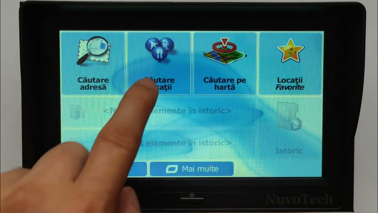 Navigație GPS NuvoTech 7P16 iGO Truck cu Hărți Actualizate Navteq 7 Inch 16 GB