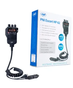 Alternative view of Statie radio CB portabila PNI Escort HP 62, multi standard, 4W, 12V, AM-FM, ASQ reglabil pe 5 niveluri, RF Gain pe 9 niveluri