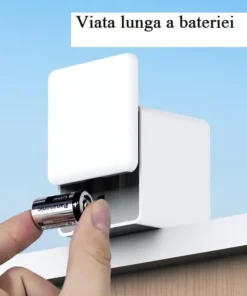 Dispozitiv declansator pentru intrerupatoare, Fingerbot Plus, App Control, Voice Control, Touch Control, Temporizator si Planificator, cu Bluetooth programabil Alb - imagine 6