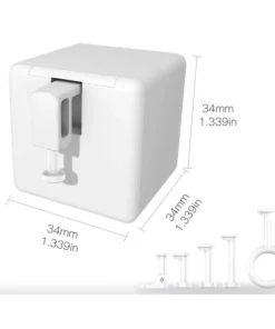 Dispozitiv declansator pentru intrerupatoare, Fingerbot Plus, App Control, Voice Control, Touch Control, Temporizator si Planificator, cu Bluetooth programabil Alb - imagine 16