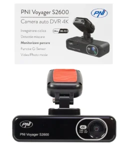 Camera auto DVR PNI Voyager S2600 WiFi 4K Ultra HD, fara display, functie Monitorizare parcare, G-sensor, inregistrare video si audio, alimentare 12V/24V - imagine 7