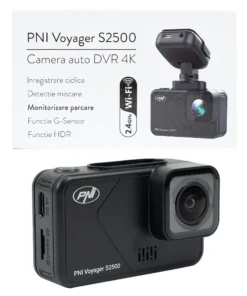 Camera auto DVR PNI Voyager S2500 WiFi, 4K UHD, ecran 2 inch, inregistrare ciclica, monitorizare parcare, detectie miscare, inregistrare video si audio, alimentare 12V/24V - imagine 7