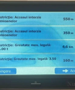 Navigație GPS NuvoTech 7P16 Camion Profesional iGO Truck 16 GB 7 Inch cu 2X Hărți Actualizate Navteq + TomTom Teleatlas - imagine 67